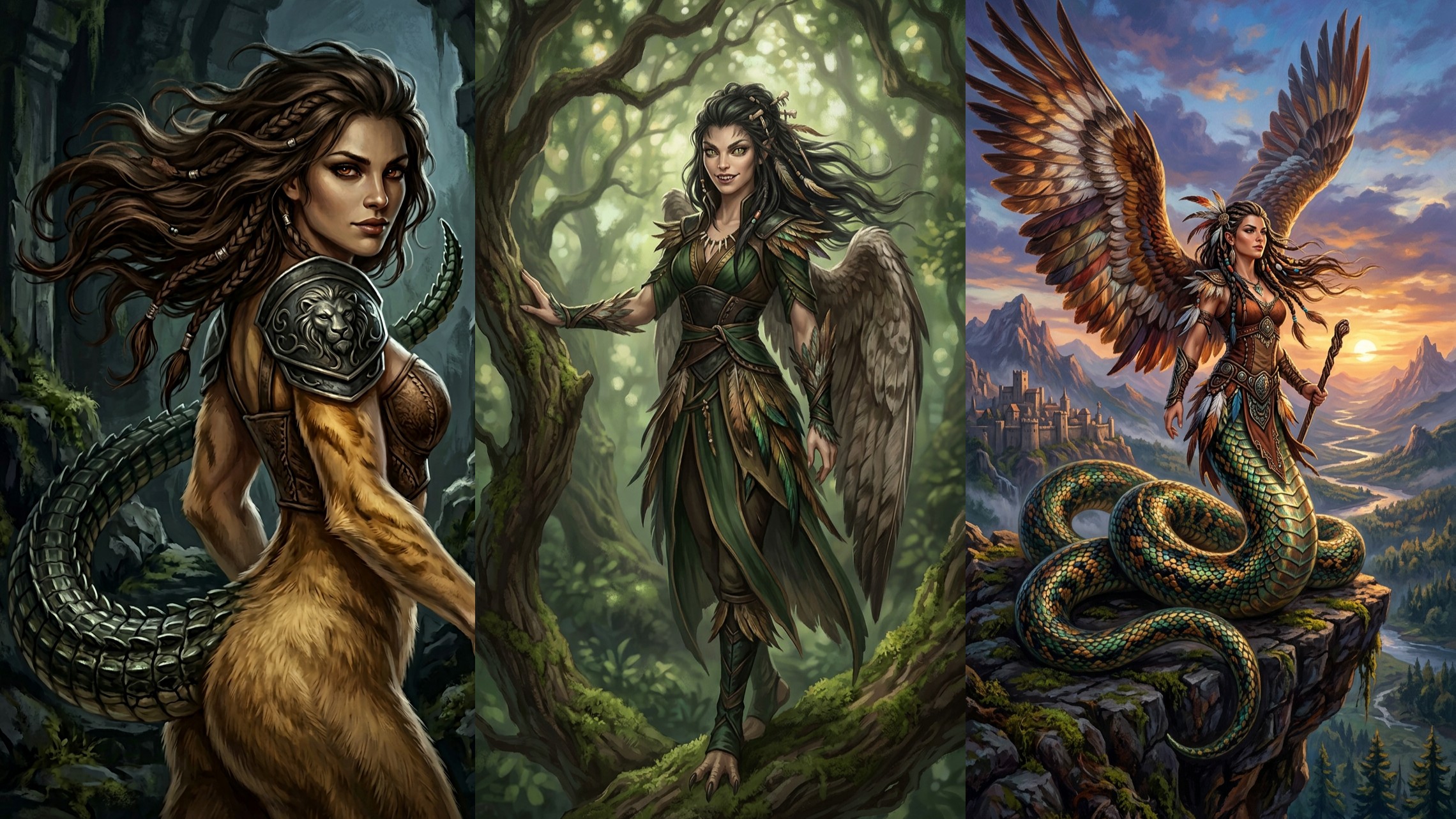 Modern Mythologies: Reimagining Legendary Hybrids with AI