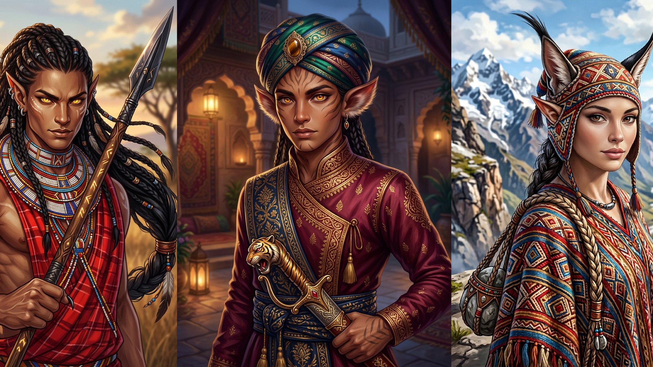 Elf-Hybrid Cultural Design Concepts