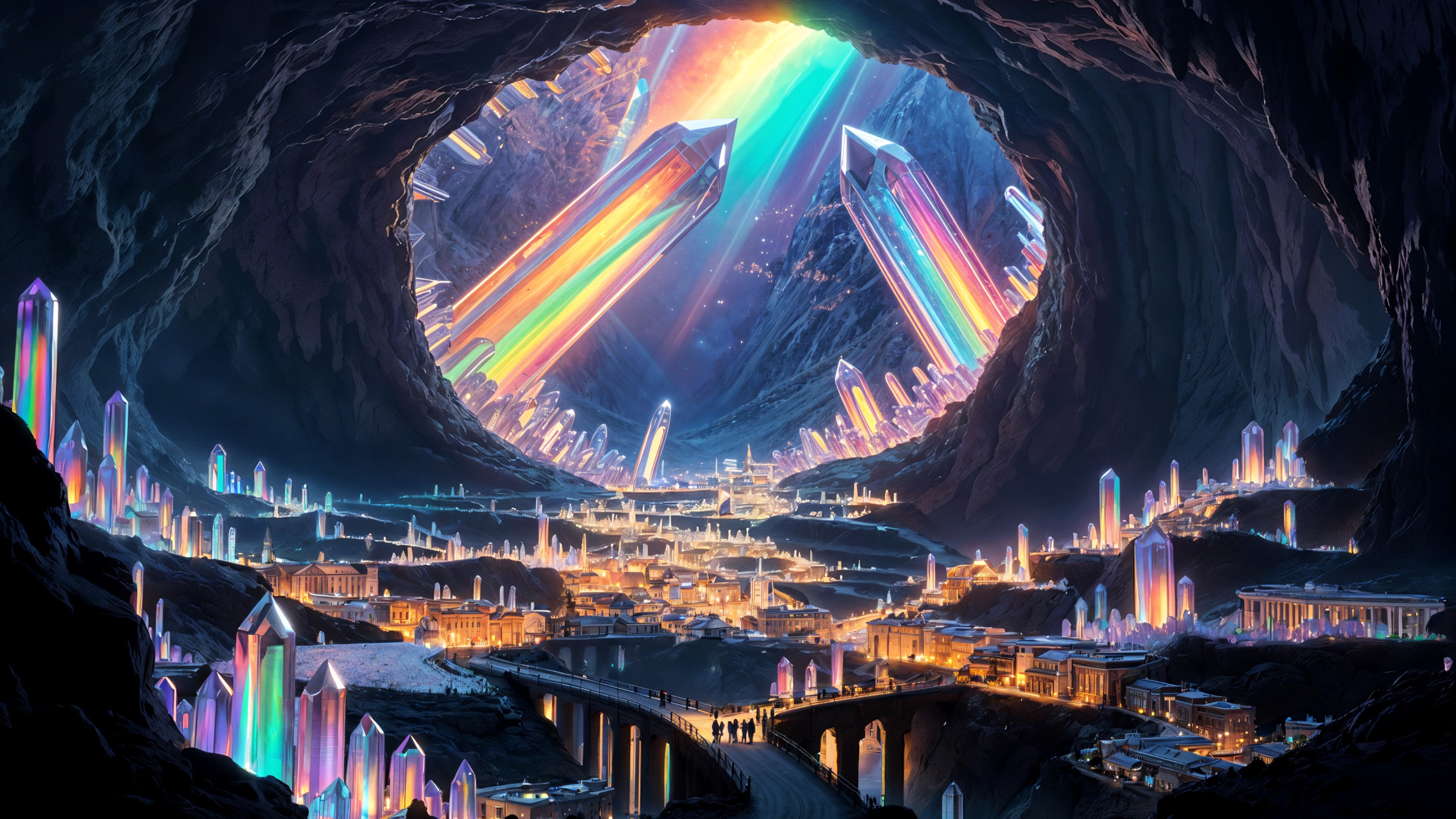 Generate your own lost crystal city using this prompt!