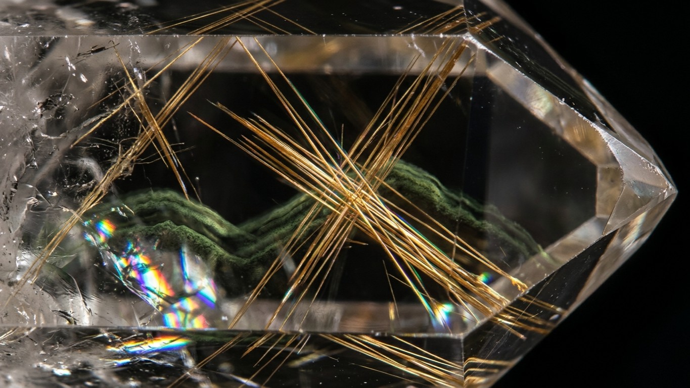 Phantom Dispersion: Master Internal Crystal Inclusions and Darkfield Birefringence Optics