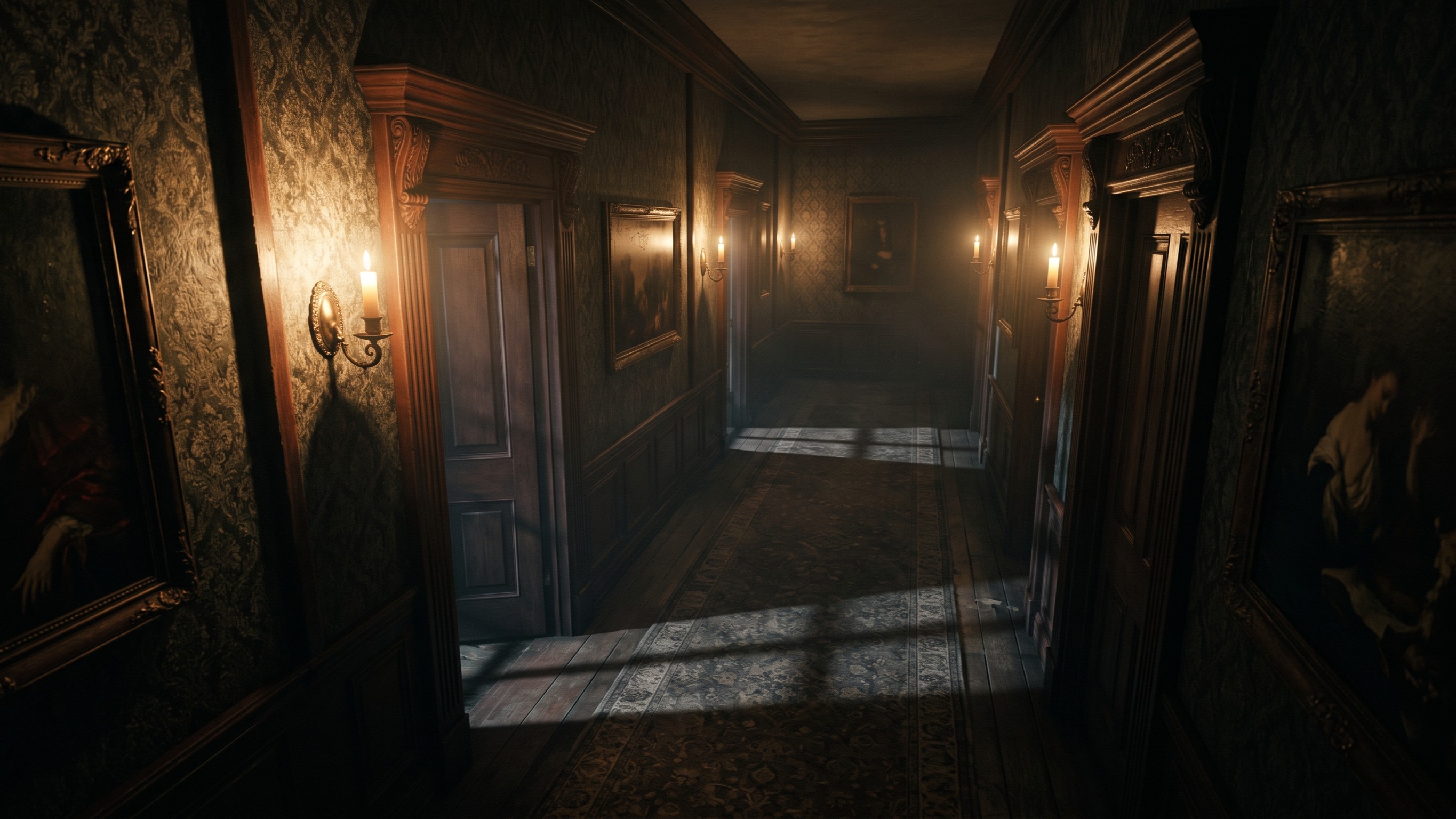 Fixed Perspective: Master Volumetric Shadows and 2200K Candlelight Physics for Mansion Horror Scenes