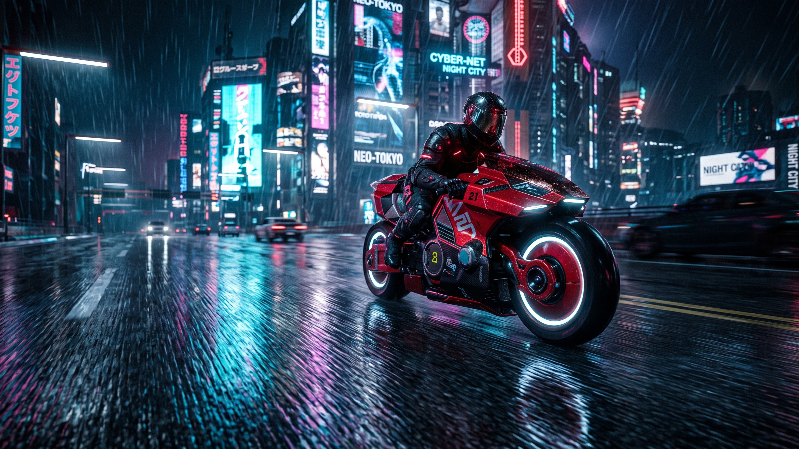 Anisotropic Neon: Master Rain-Soaked Cyberpunk Street Optics and High-Speed Light Trails