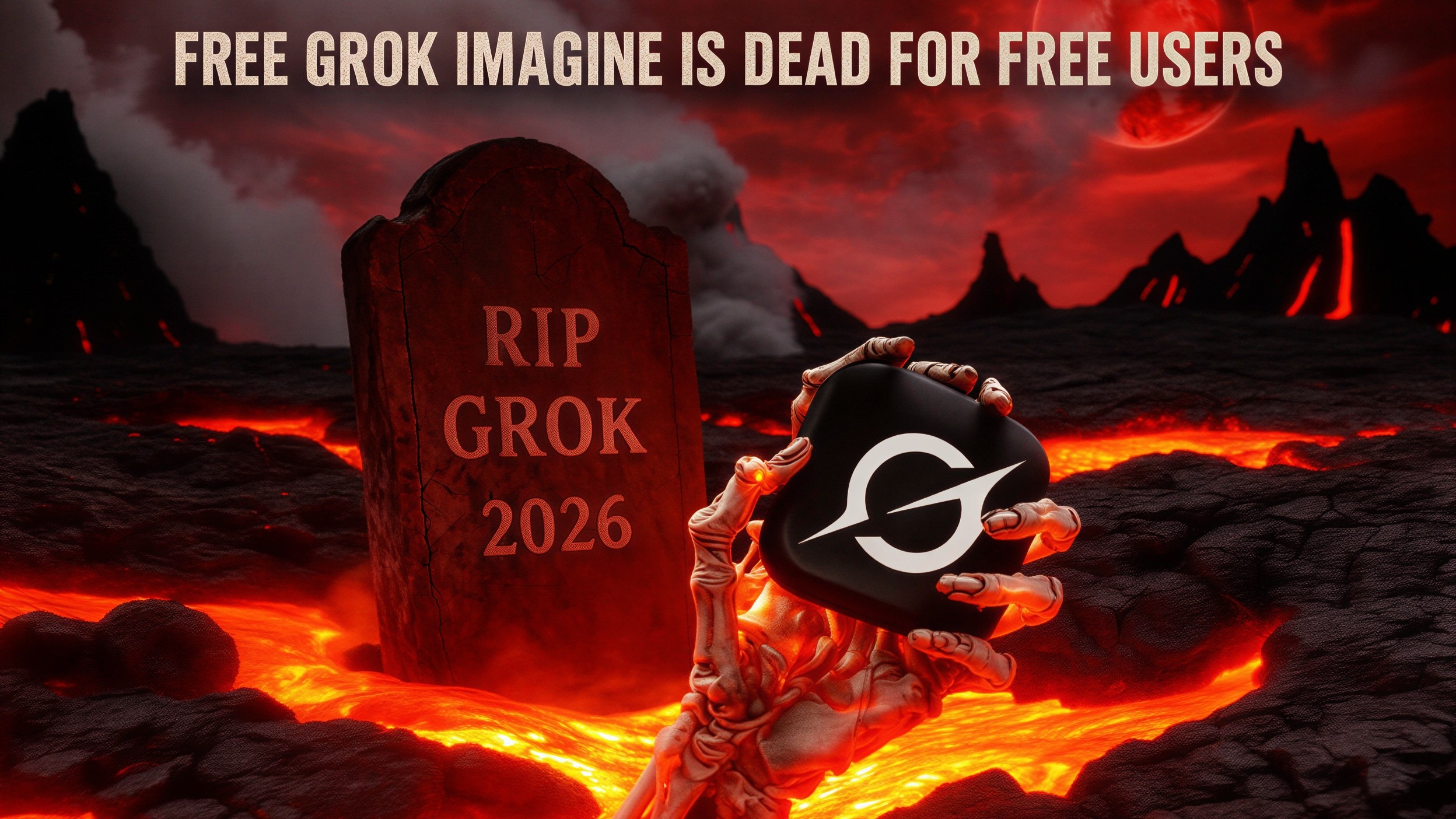 Grok Imagine is Dead for Free Users