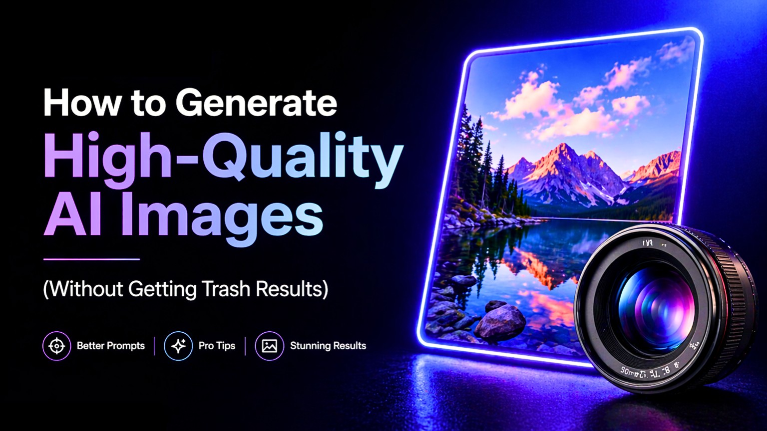 How to Generate High-Quality AI Images (Without Getting Trash Results)
