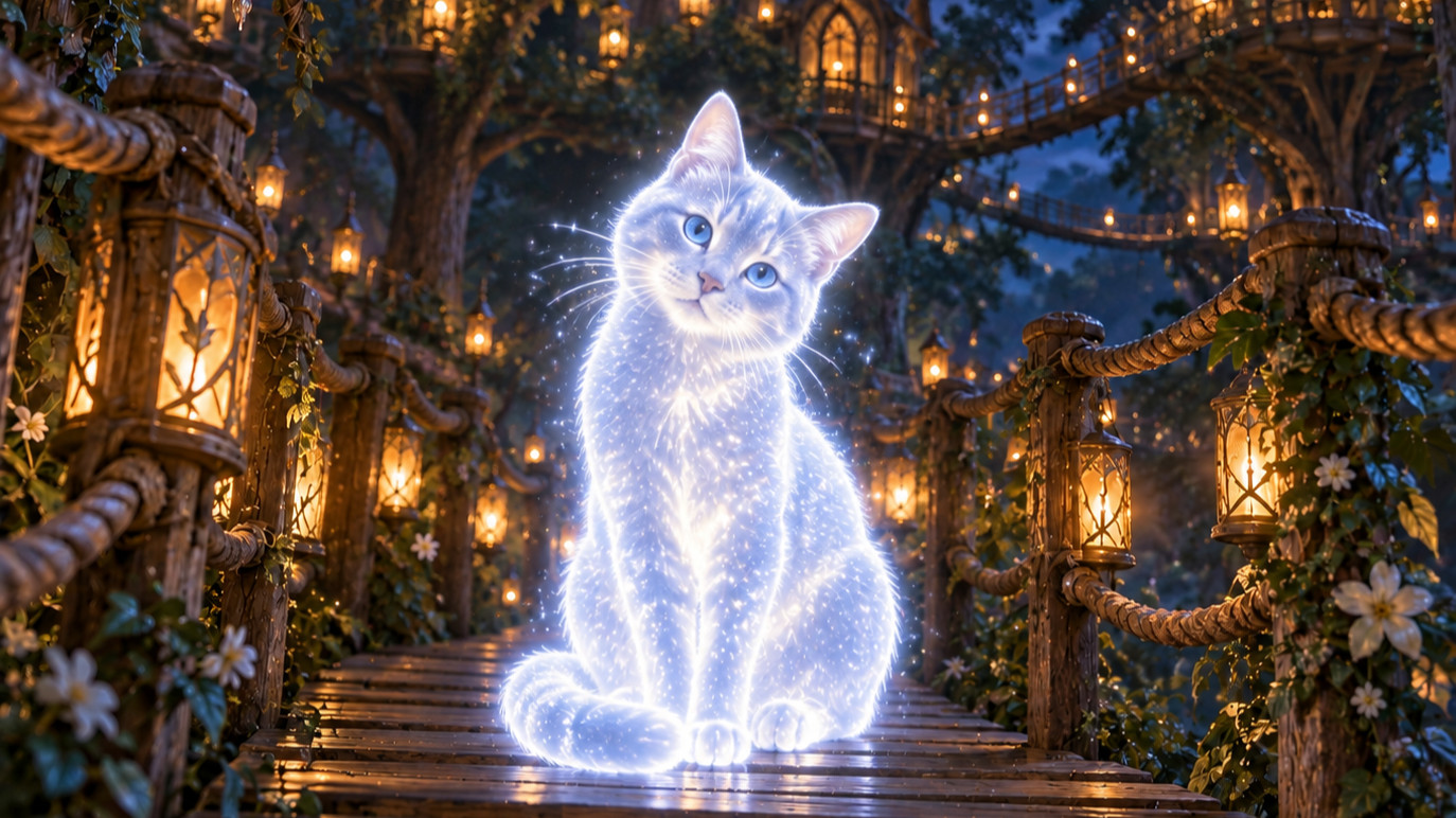 Lumen: The Cat Made of Moonlight