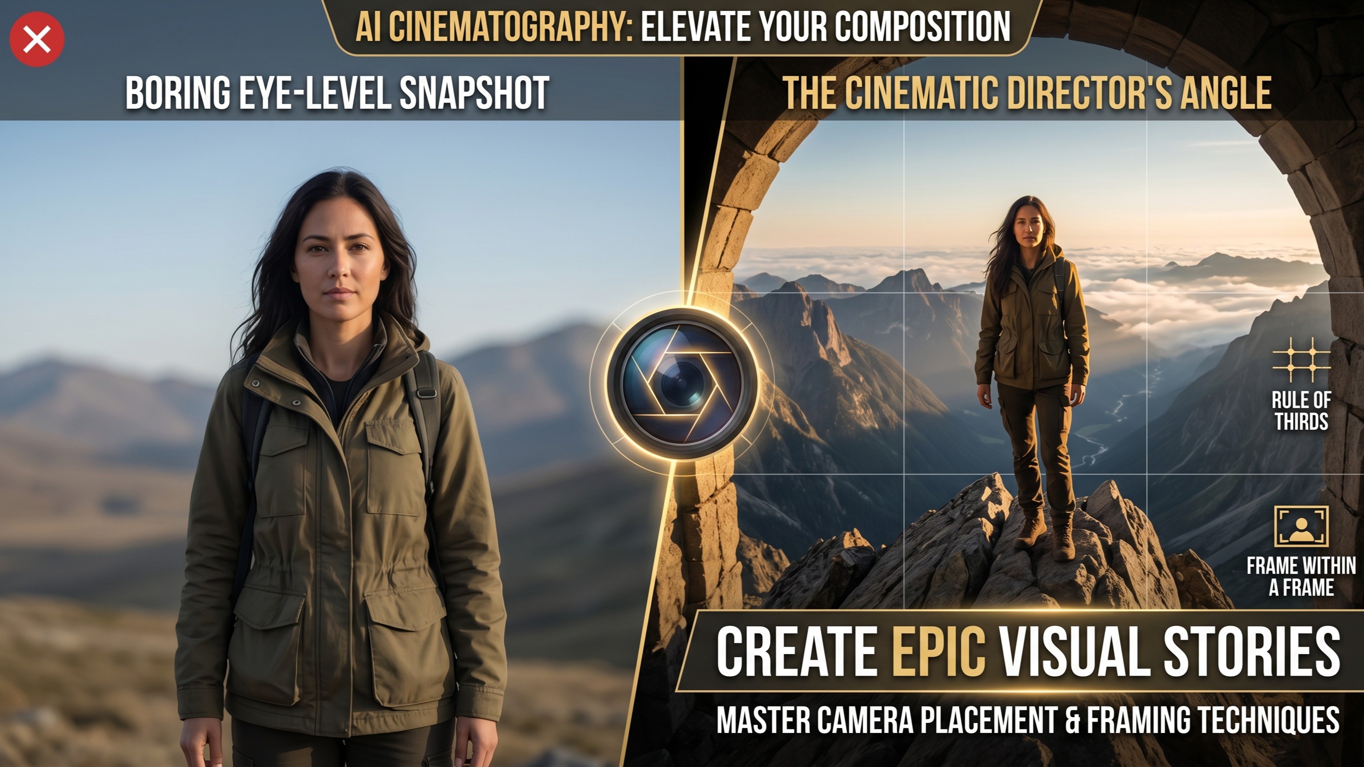 Mastering Scale: Camera Angles and Composition Secrets for AI Art