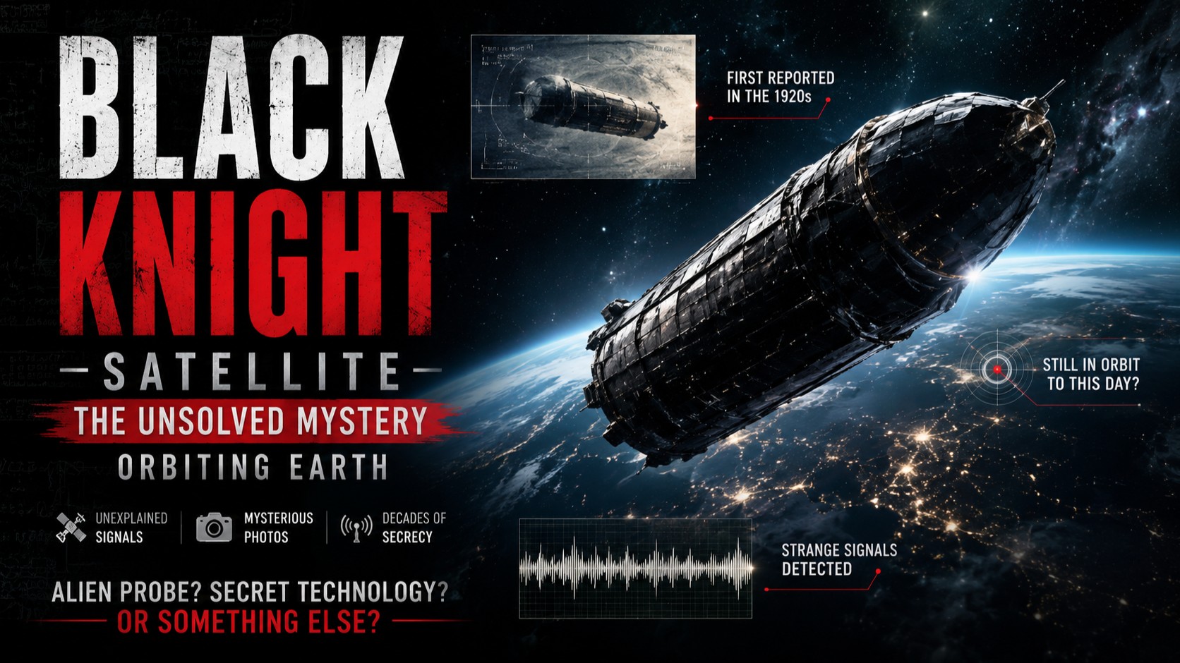 Black Knight Satellite: The Mystery Orbiting Earth 🛰️