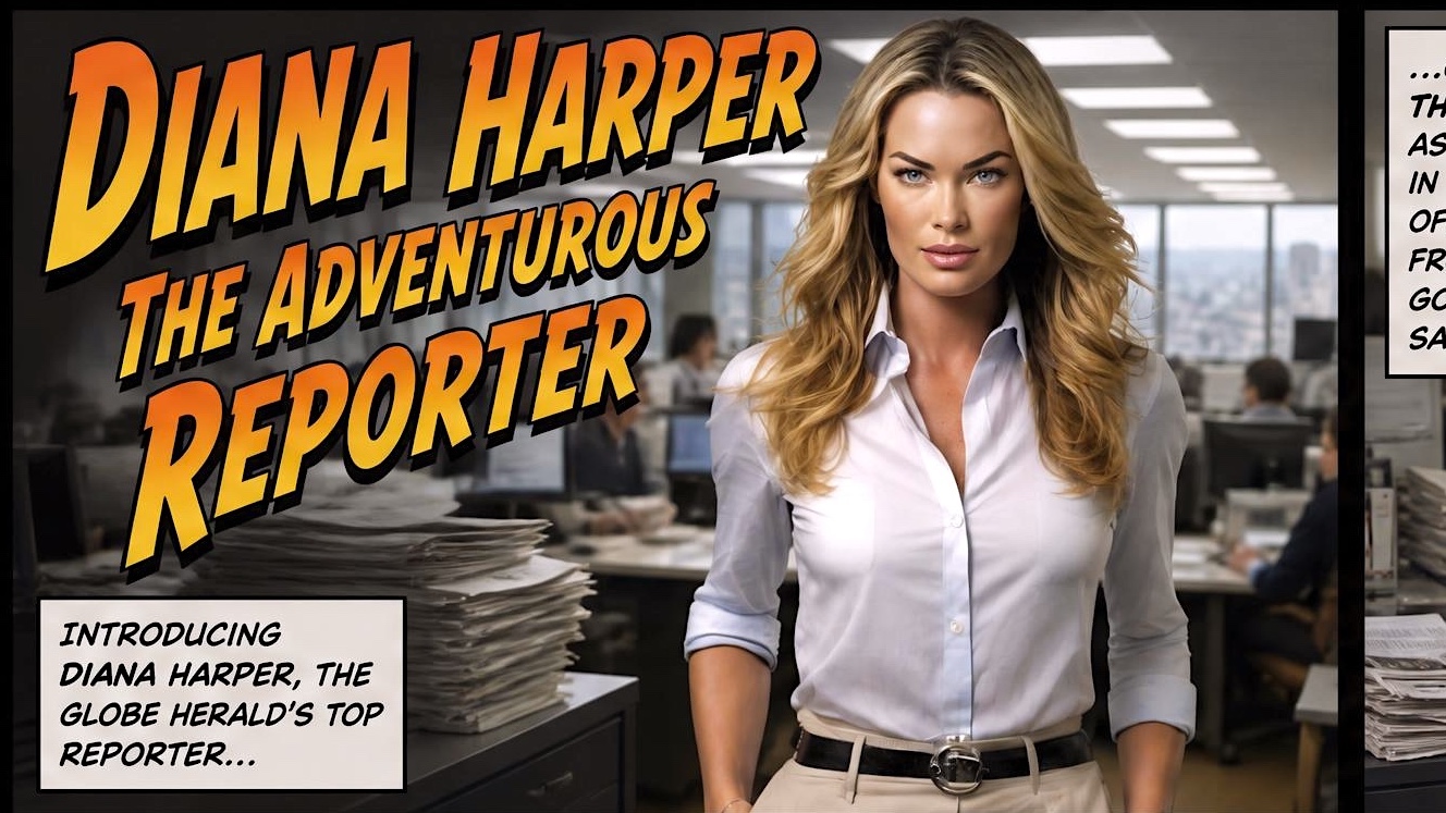 Diana Harper the Adventurous Reporter 1 to 10