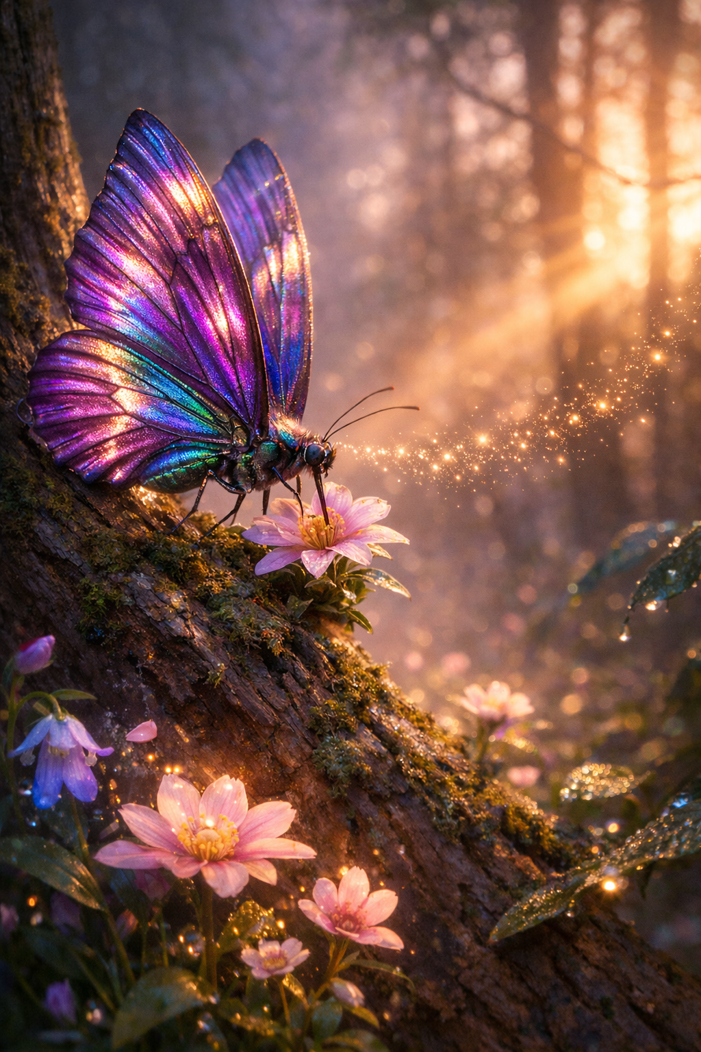 Born of dusk, baptized in sunrise.