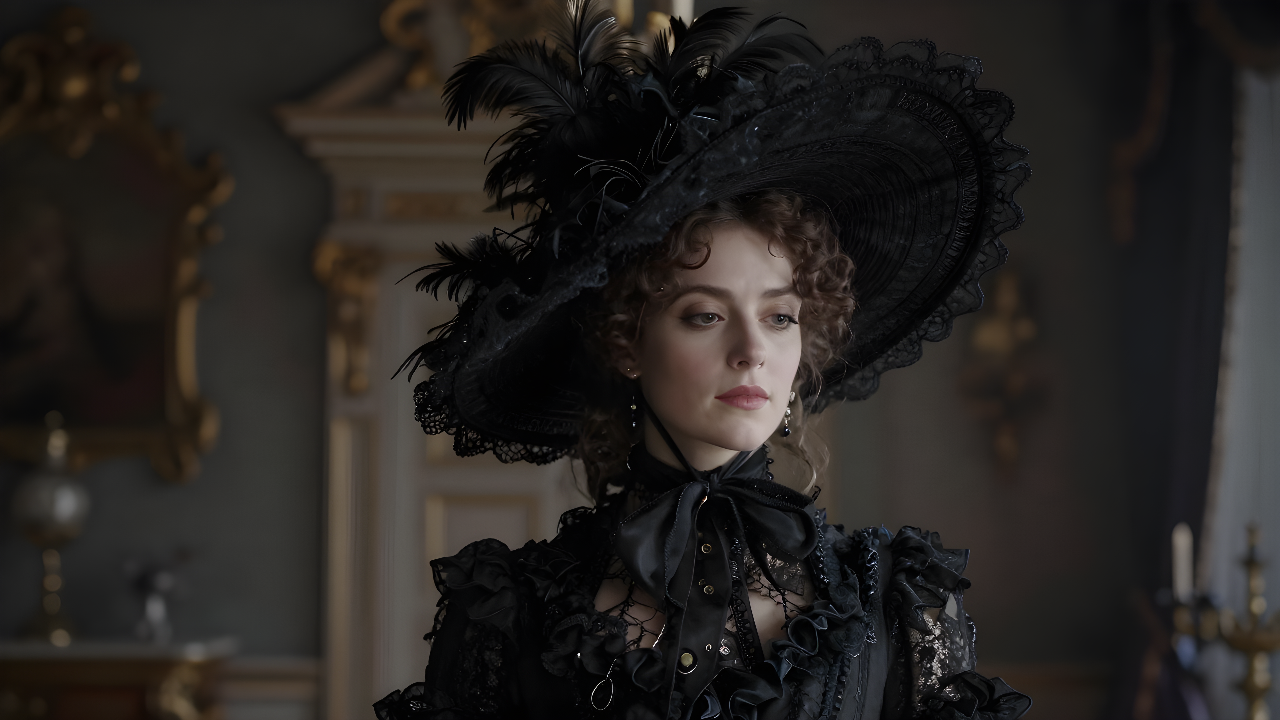 Moody portrait of a Dreamy Lady