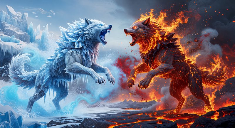 Fire and Ice — Past Daily Challenge | BudgetPixel | BudgetPixel AI