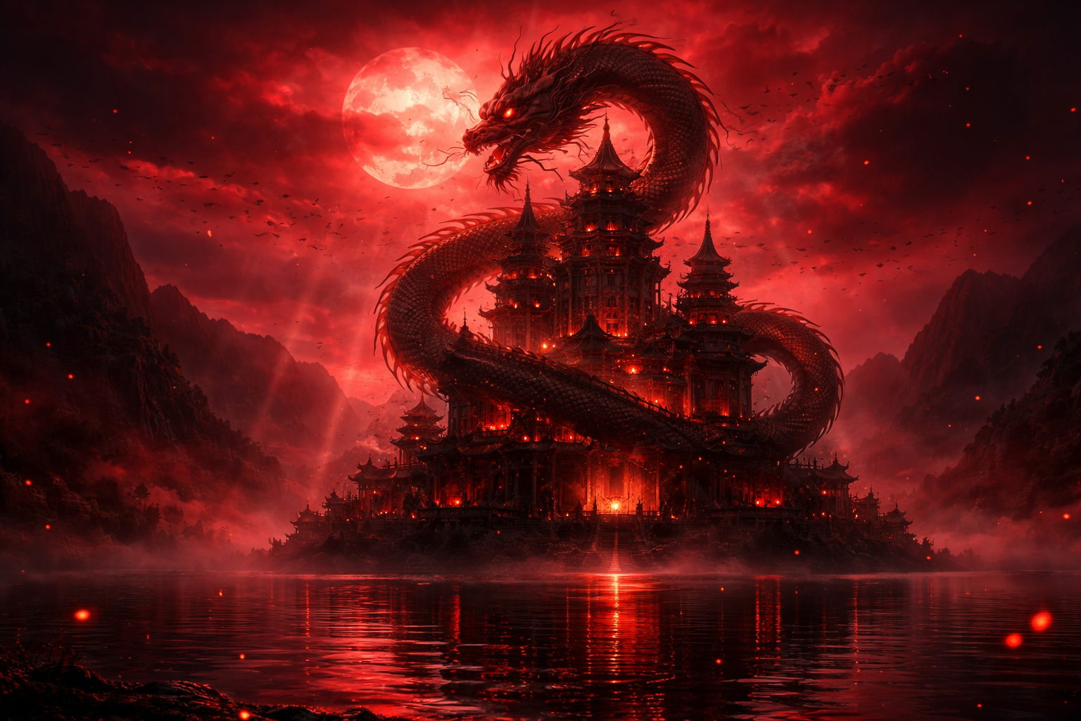 Scarlet Sentinel of the Shallows