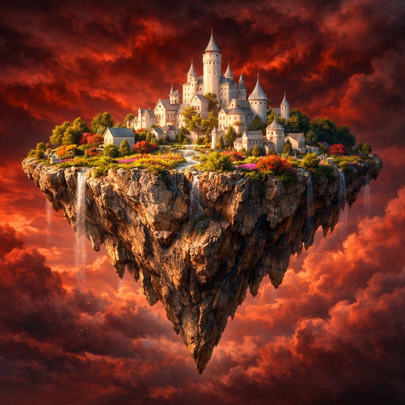 A dramatic fantasy scene featuring a lush, sunlit | Unleashed on ...