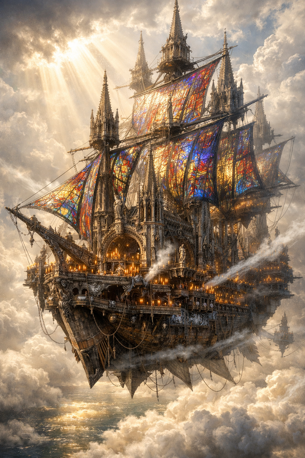 The flying cathedral mothership