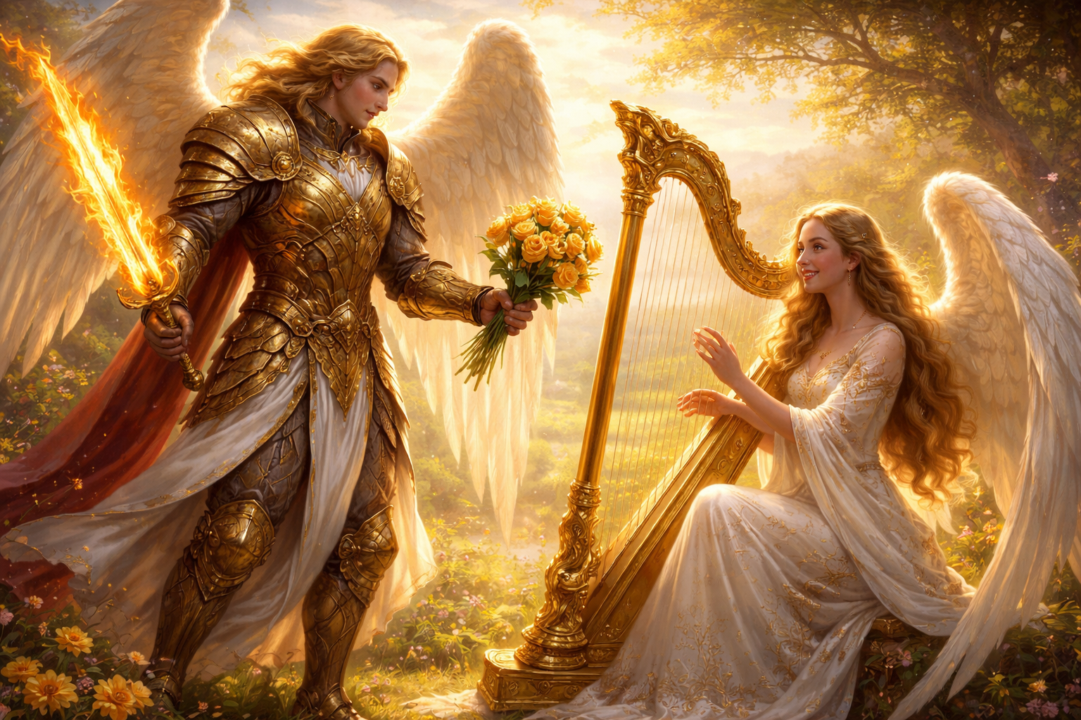 A Heavenly Courting