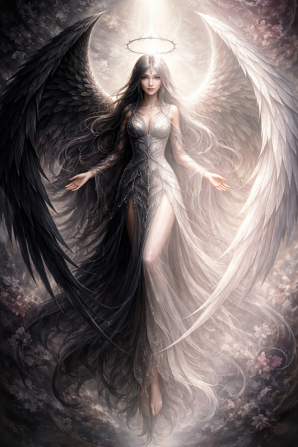 Grace and darkness live within me — together, I am complete.