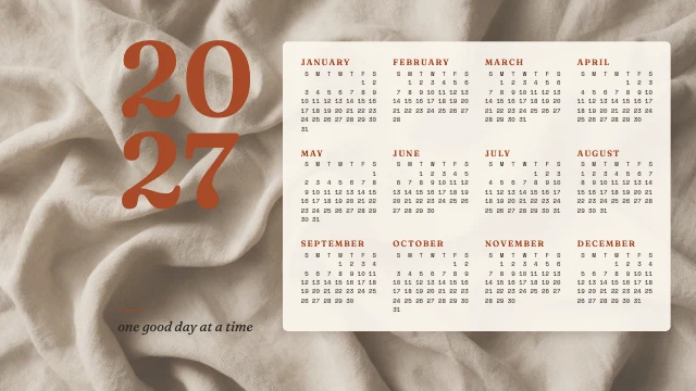 2027 calendar desktop wallpaper template