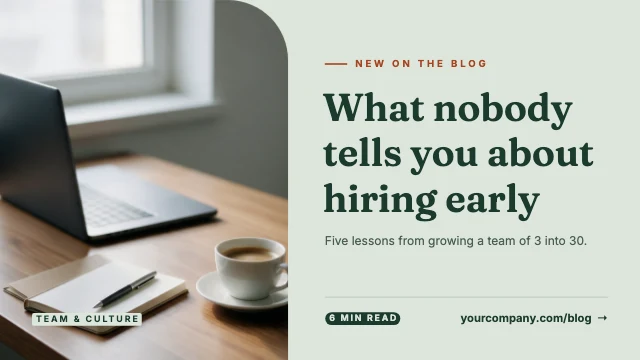 Blog post share for X template