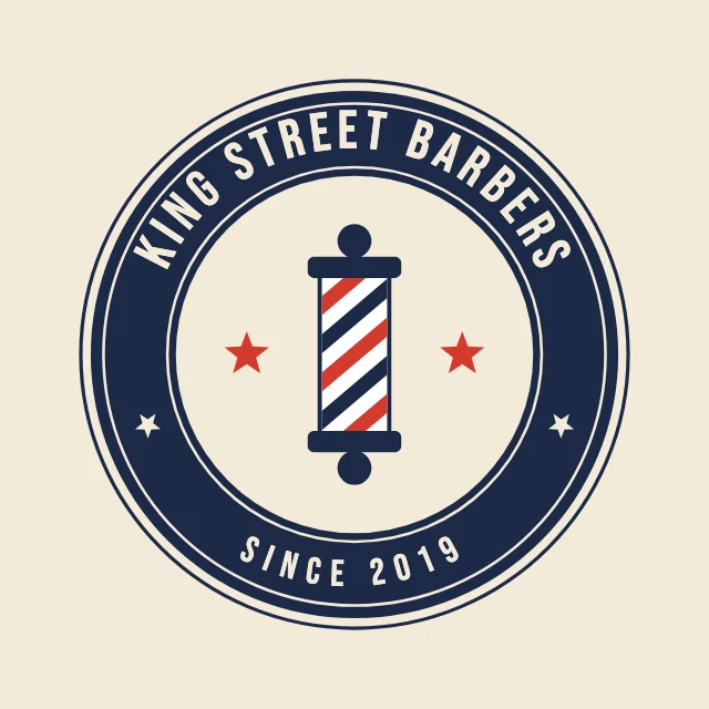 Barber shop logo template