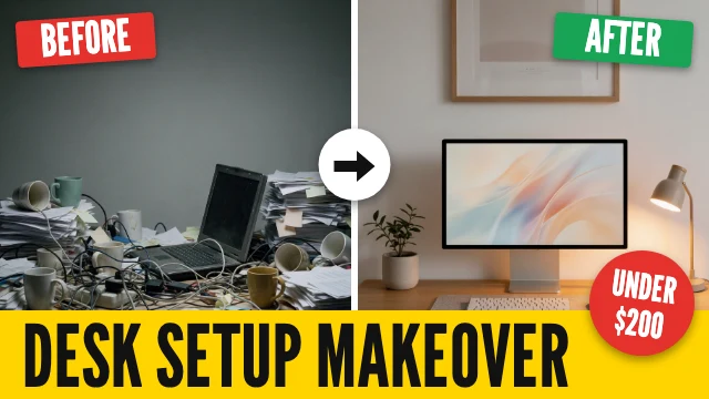 Before and after YouTube thumbnail template