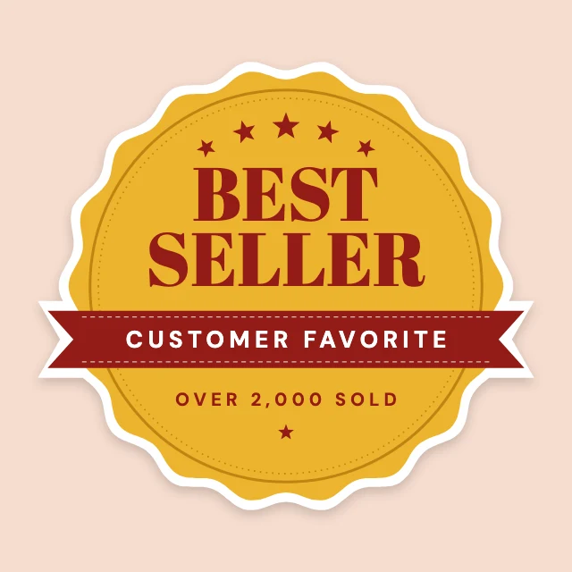 Best seller ribbon sticker template