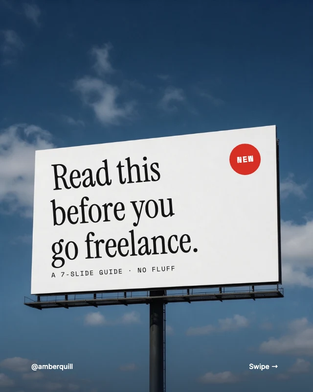 Billboard carousel cover post template