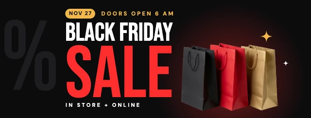 Black Friday Facebook cover template