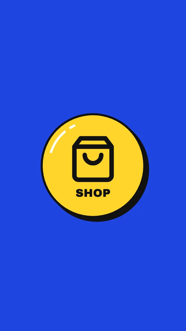 Bold shop highlight cover template