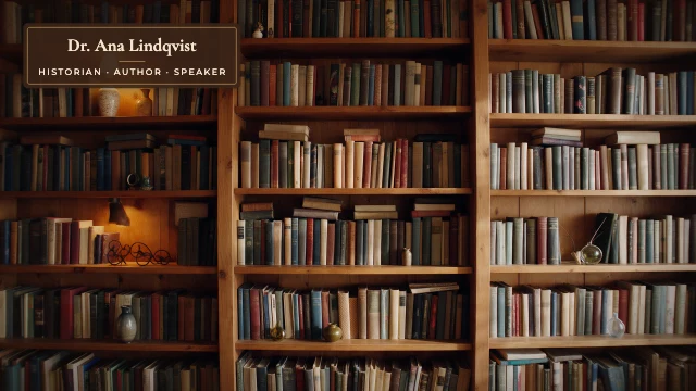 Bookshelf Zoom background template