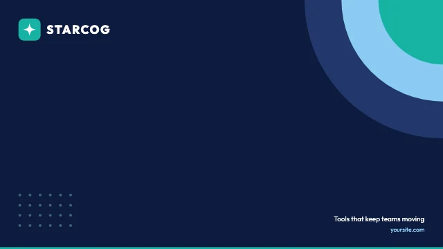 Branded company Zoom background template