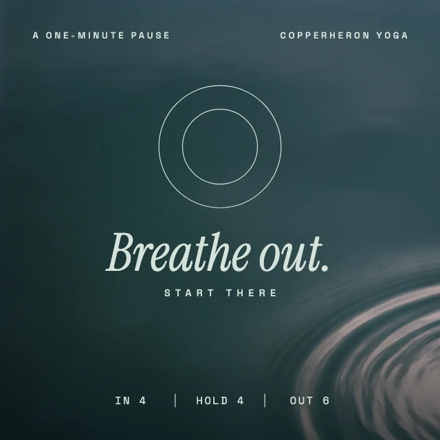 Breathing exercise reminder post template