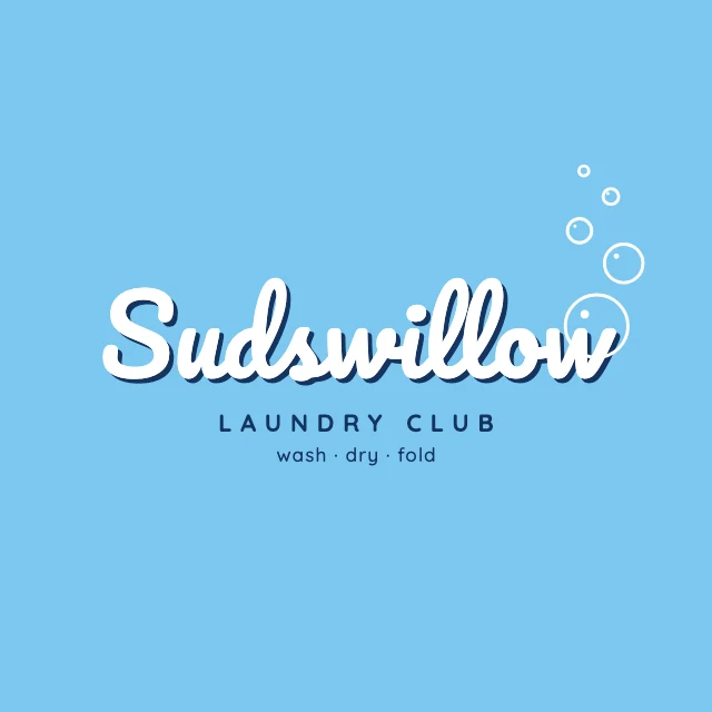 Bubble script logo template