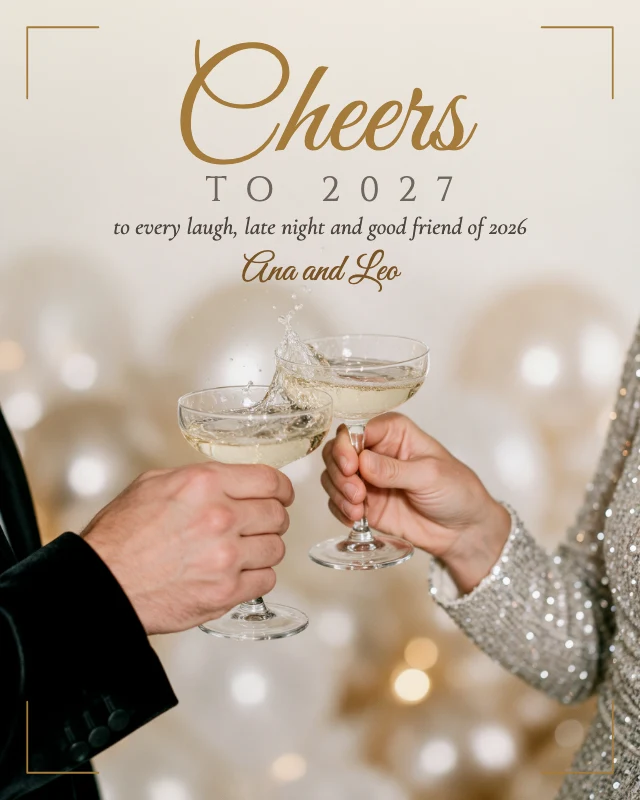 Cheers to 2027 post template