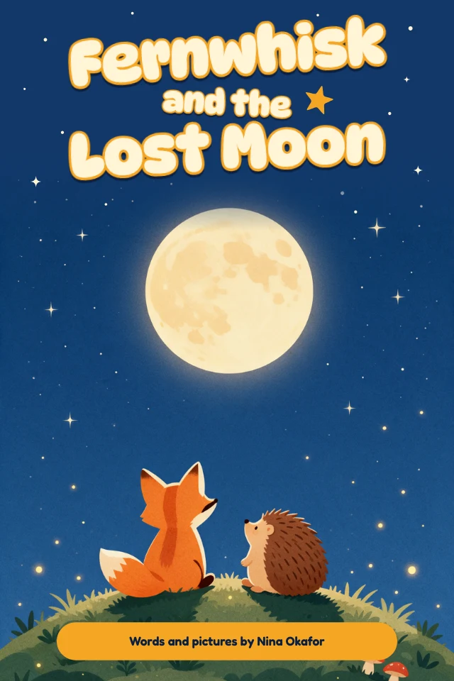 Children's book cover template