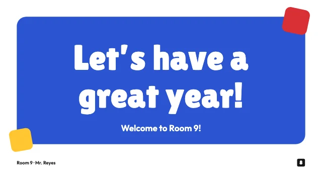Classroom rules and routines slides template, page 8 of 8