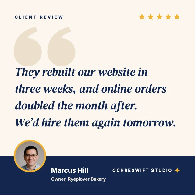 Client review LinkedIn post template