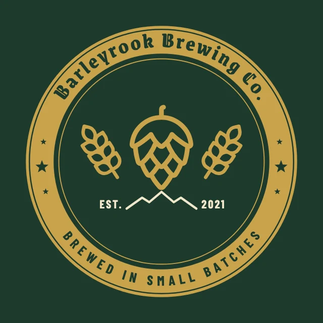 Craft brewery emblem logo template