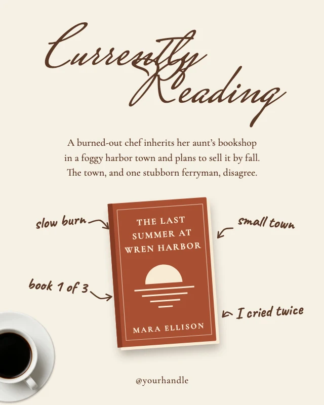 Currently reading book note template