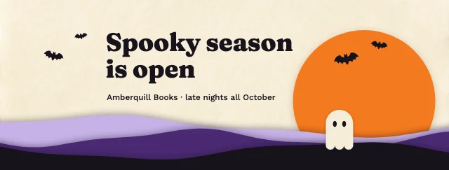 Cut paper Halloween Facebook cover template