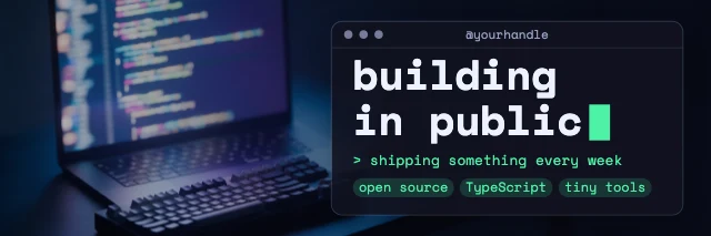 Developer X header template