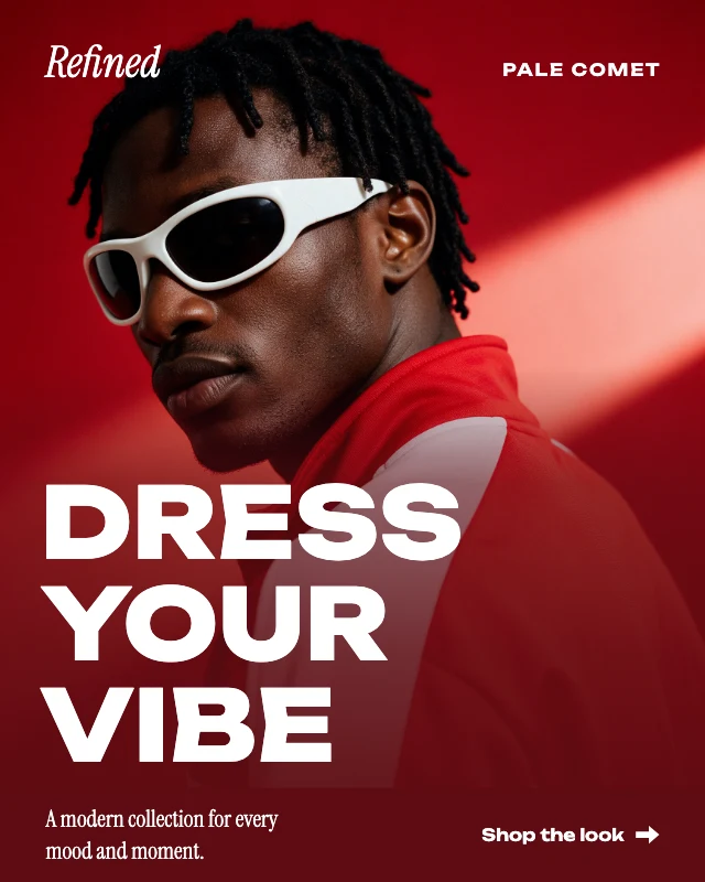 Dress your vibe campaign post template