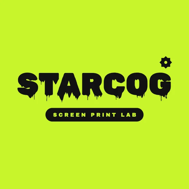 Dripping paint logo template