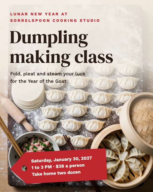 Dumpling making class post template