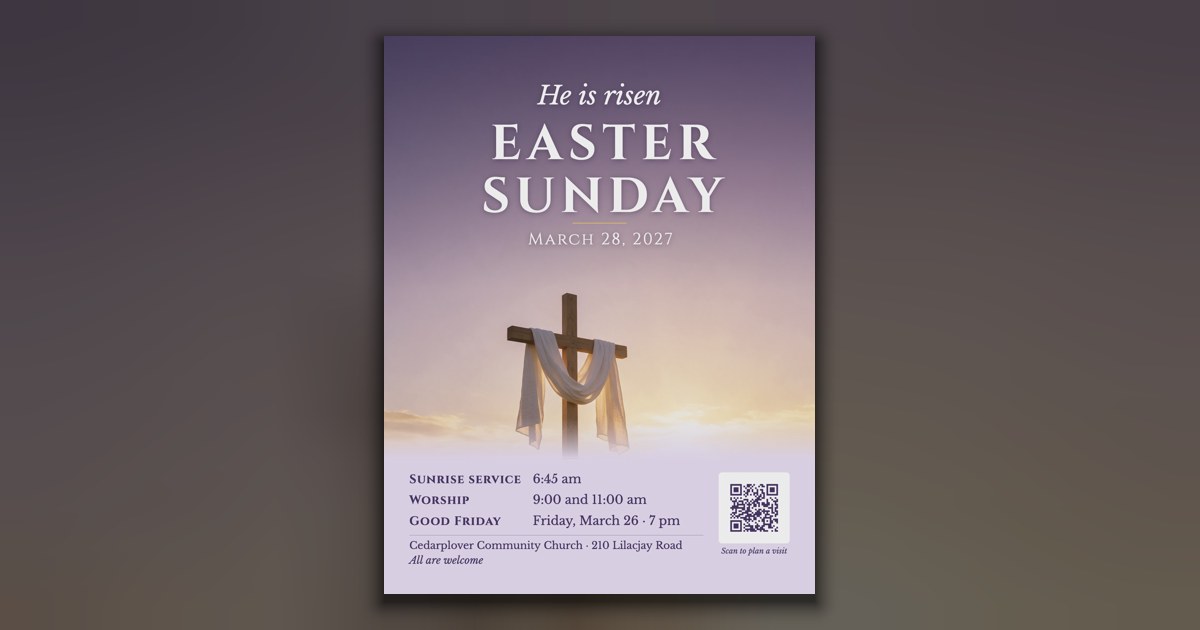 Free Easter Templates: Egg Hunt Flyers, Cards & Menus | BudgetPixel
