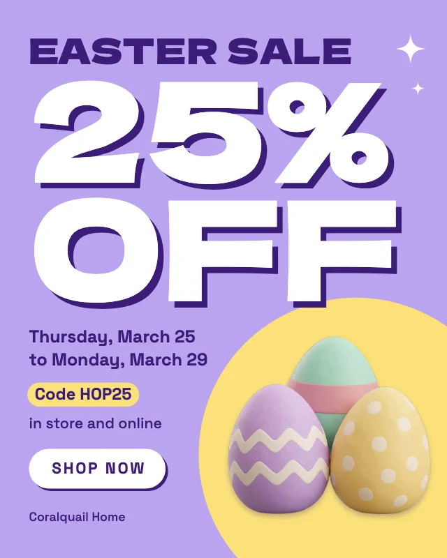 Easter sale post template