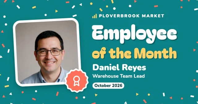 Employee of the month Facebook post template