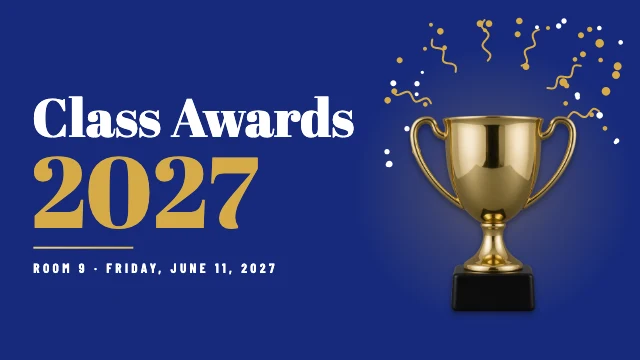 End of year class awards slides template