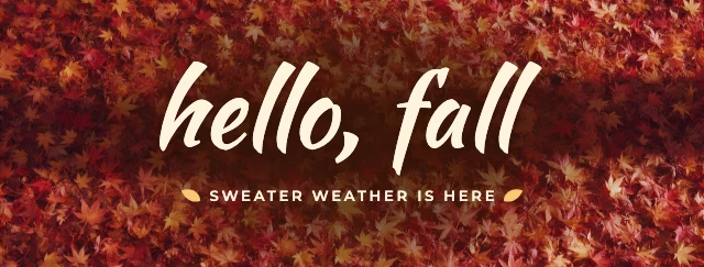 Fall Facebook cover template