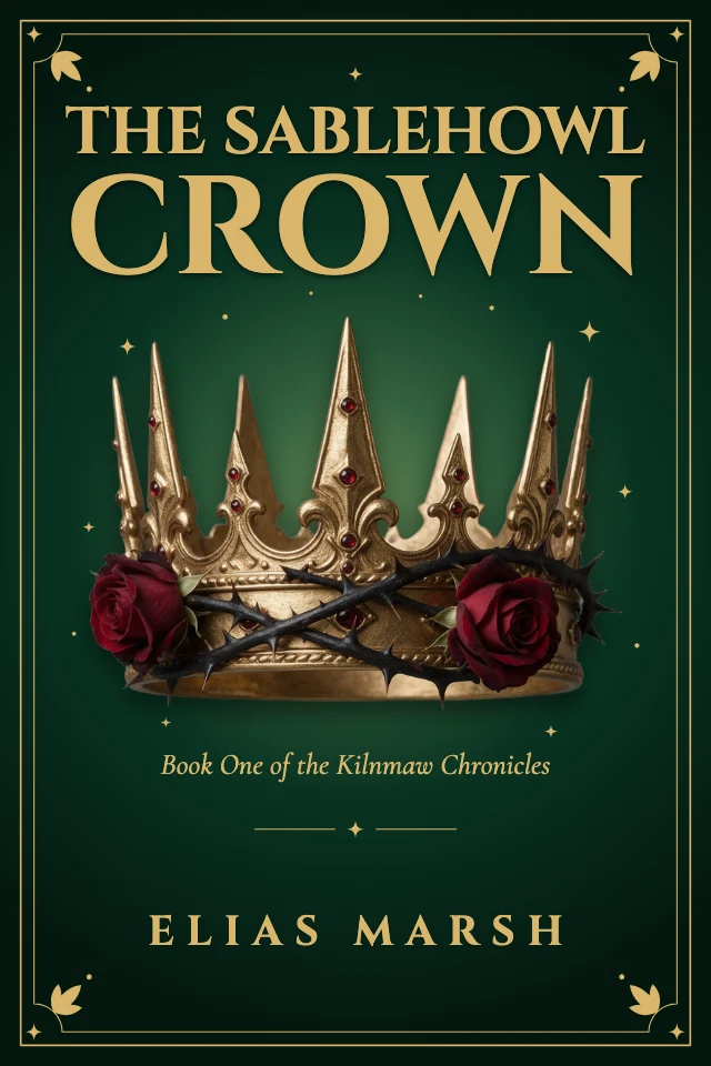 Fantasy book cover template