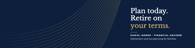 Financial advisor LinkedIn banner template